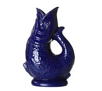 ULPUDFAO Verre À Vin Bar 3D Poisson modélisation Tasse Hawaii céramique Cocktail Verre Barman de Boisson spéciale goûter vin Boisson Lait Boisson Verre À Vin Rouge(Blue)