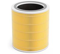 Ulrempart Core 400s-RF Filtre de rechange pour animaux de compagnie | Compatible avec le purificateur d'air modèle Core 400S | Véritable filtre HEPA H13 à 360 degrés, 5 couches 3 en 1 | Jaune