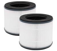 Ulrempart Lot de 2 filtres HEPA | Compatible avec Homedics AP-T10-BK, AP-T10-WT Filtre de rechange pour purificateur d'air modèle AP-T10FL | Filtration à 360° 5 couches 3 en 1 | Blanc