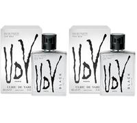 Ulric de Varens Black Eau de Toilette Homme, 60 ml (Lot de 2)