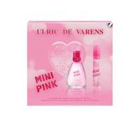 ULRIC DE VARENS - Coffret Parfum Femme Mini Pink - Eau de Parfum 25 ml + Vaporisateur de Sac 20 ml - Oriental, Gourmand - Made in France