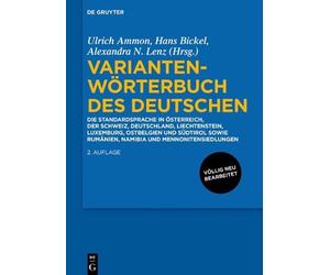 Ulrich Ammon Variantenwörterbuch des Deutschen (Poche)