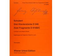 Ulrich Leisinger Franz Schubert Drei Klavierstücke D 946 (Poche)