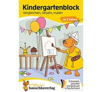 Ulrike Maier Sa Kindergartenblock ab 3 Jahre - Vergleichen, rätseln und (Poche)