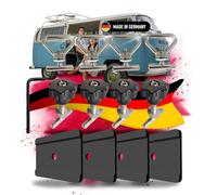 ULROAD Œillets d'arrimage pour sécuriser le chargement + étrier de guidage Rail de recouvrement pour VW T5 T6 Multivan Transporter California Rails profilés Multiflex Rail de siège Rail profilé