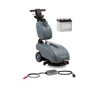 ulsonix Autolaveuse à batterie - 35,6 cm - 1 500 m²/h - à guidage manuel TOPCLEAN 750VPRO+