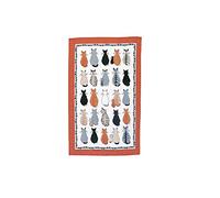 Ulster Weavers 38 CW00 Cats in Waiting Torchon en Lin