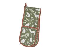 Ulster Weavers Doppel-Ofenhandschuh Baumwolle Forest Friend Sage