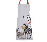 Ulster Weavers Tablier Dog Days - Tablier pour chien - 70 x 80 cm - 100% coton - Accessoires de cuisine - Cadeaux de cuisine pour boulangers et chefs, gris, 62cm x 83cm