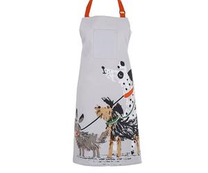 Ulster Weavers Tablier Dog Days - Tablier pour chien - 70 x 80 cm - 100% coton - Accessoires de cuisine - Cadeaux de cuisine pour boulangers et chefs, gris, 62cm x 83cm