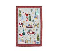 Ulster Weavers - Tis The Season - Torchon - Coton - Taille Unique en Rouge et Vert