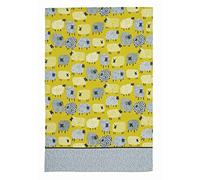 Ulster Weavers Torchon à pois en forme de mouton - 100 % coton - Avec motif animal mignon dessiné à la main, jaune - Cadeaux de cuisine et de cuisine pour boulangers et chefs - Gamme d'articles pour la maison et les ustensiles de cuisine