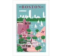 Ulster Weavers Torchon Boston (100% Coton, Bleu) Taille Unique