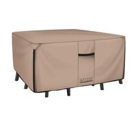 ULTCOVER Housse carrée Robuste en Toile 600D imperméable pour Table de Salle à Manger et chaises d'extérieur à Usage général, 157,5 cm
