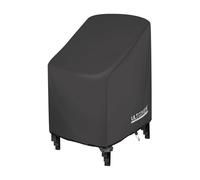 ULTCOVER Housse de Chaise de Patio empilable - Housse imperméable pour chaises d'extérieur jusqu'à 66 x 86 x 114 cm (l x P x H), Noir