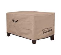ULTCOVER Housse imperméable rectangulaire pour ottomane de patio - Dimensions : 101,6 x 50,8 x 45,7 cm (L x l x H) - Noir