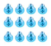 ULTECHNOVO 1 Boîte Vis de Frein Vélo en Acier Titane Bleu pour Rotor Disque | Remplacement Sécurisé, Fixation 6 Boulons, Résistance Rouille, Usage Vtt et Vélo Électrique, Usage Tout