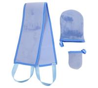 ULTECHNOVO 1 Ensemble Applicateur de Lotion pour Dos Auto-bronzant avec Moufle sans Doigts et Manchon pour Doigts Kit Pratique pour Application Uniforme du Bronzage Adapté Hommes et Femmes