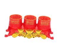 ULTECHNOVO 1 Ensemble De Tasses Tasses À Vin De Bouddhiste Calices De Ornement Tasse Traditionnelle Tasse À Thé Sacrificielle Avec Base Fournitures De Temple