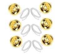 ULTECHNOVO 1 Ensemble Mèche de Rechange pour Lampe à Huile de Mèches Flottantes Fibre avec Support Alliage Accessoire Polyvalent pour Bougies Lampes à Huile et Lanternes