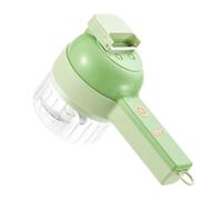ULTECHNOVO 1 ensemble Mini Hachoir Électrique à Ail Multifonction avec Presse Ail Trancheuse et Brosse Compact et Rechargeable Viande et Légumes
