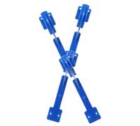 ULTECHNOVO 1 Paire crochet de piscine support de poteau de piscine crochet de poteau nettoyeurs Accessoire petit support de poteau en plastique cintre de poteau solide Blue