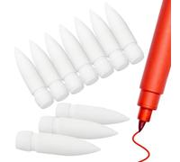 ULTECHNOVO 10 pcs Pointe de Rechange pour Feutre Acrylique Mine Pinceau Souple de Remplacement pour Marqueur Peinture Acrylique Accessoire de Peinture pour Dessin et Calligraphie