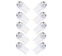 ULTECHNOVO 10 Pièces Accessoires pour Flacon Roll-on de Parfum Vide Bille en Acier Inoxydable, Design Étanche et Installation Facile pour Production DIY