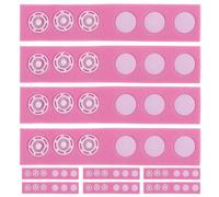 ULTECHNOVO 10 Pièces Bonnet de Bain pour Garçon et Filles, Rallonge Réutilisable, Pp et Silicone, Rose, Couverture Étendue, Ajustement Réglable, pour Bébé, Bain et Shampoing