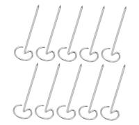 ULTECHNOVO 10 pièces Brochettes Barbecue Inox Réutilisables pour Friteuse à Air et Four Électrique Accessoires Camping et Repas Extérieur
