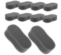 ULTECHNOVO 10 pièces Éponge Brosse pour Cou Barbiers Plumeau Nettoyage Doux pour Retirer Cheveux et Poussière Autour Oreilles et Nuque Outil Coiffure Confortable à Prise Ergonomique