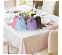 ULTECHNOVO 10 pièces Jewelry Drawstring Pouches Reusable Imitation Burlap Bags For Organizer Storage And Travel Protection Of Trinkets Candies And Party Favors