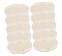 ULTECHNOVO 10 Pièces Lot de Boîtes de Pétri Agar Pré-versées pour Culture Microbienne Scientifique Prêtes à Emploi Adaptées Aux Projets Éducatifs et Recherches Laboratoire