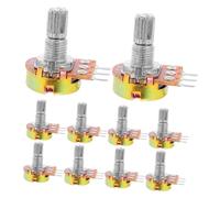 ULTECHNOVO 10 Pièces Potentiomètre pour Volume de Guitare Électrique Applications Audio Résistance Variable Robuste Précise