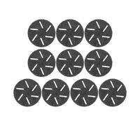 ULTECHNOVO 10 Pièces Rouleaux de Râpe Pied Électrique en Abs, pour Pédicure Maison, Fonction de Suppression de Peau Morte, Installation Aisée