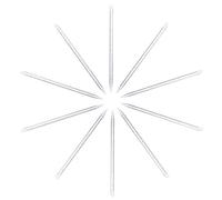 ULTECHNOVO 100 Bâtonnets Nettoyants pour Cuticules et Stylo de Nail Art Bleu 9,5 Cm en Plastique pour Créer des Motifs Délicats, Doux Usage Personnel et Professionnel