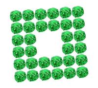 ULTECHNOVO 100 Pièces Aluminium Alimentaire Vert Brillant Bonbons Chocolat Thé pour Usage Maison et Boutique