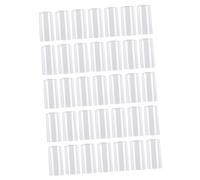 ULTECHNOVO 100 Pièces Capsules Thermorétractables Transparentes pour Bouteilles de Vin Bouchons de Scellement Film de Sceau pour Fabrication de Vin Usage Professionnel et Domestique