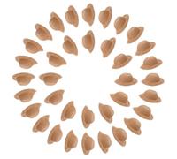 ULTECHNOVO 100 Pièces Mini Chapeau Tressé Vintage en Tissu pour Poupées | Accessoire Artisanal 5cm, Style Rustique, pour Séances Photo et Ateliers Créatifs, Adapté à Tout Âge