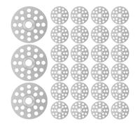 ULTECHNOVO 100 Pièces Rondelles Isolantes pour Clous Isolation Accessoires pour Plaques Isolantes de Plafond Fixation et Résistante