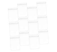 ULTECHNOVO 100 pièces Sacs Zip Clairs Auto-scellants Petits pour Bijoux Pochette Rangement Boucles Oreilles Stockage Organisé pour Petite Entreprise