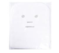 ULTECHNOVO 100pcs Papier Prédécoupé en Coton Blanc Jetable pour Soins Peau, Absorption Cutanée, Masque Facial pour Usage Quotidien et Salon de Beauté
