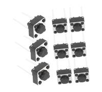 ULTECHNOVO 100pièces Bouton Momentané Tactile pour Circuit Imprimé Interrupteur Dip Plastique Bouton-Poussoir De Remplacement Léger Et Facile à Installer