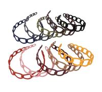 ULTECHNOVO 10pcs Bandeaux pour Cheveux de Fille en Ps Design Simple et Unique, Confortables et Faciles à Porter, pour Prendre des Photos et Assister Fêtes