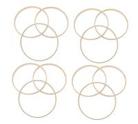 ULTECHNOVO 12 Pièces Accessoires de cercle de kit attrape anneaux pour attrape- cadre de receveur adultes bague attrape- macramé anneaux Bricolage En