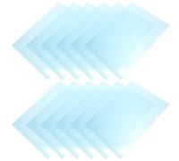 ULTECHNOVO 12 pièces Chemises Transparentes Type Protection Documents Plastique pour Bureau et Études Protège-documents Résistant pour Classement et Organisation