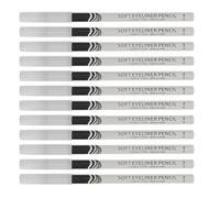 ULTECHNOVO 12 pièces Crayons Eye Liner Blanc Multifonction Stylo Maquillage Portable pour Yeux Soulignement et Ombre à Paupières Résistant et Facile à Utiliser Cadeau Femme