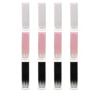 ULTECHNOVO 12 Pièces Flacon de Gloss à Lèvres Vide, Tube de Rouge à Lèvres, Abs, 5ml, pour DIY Famille et Amis, Voyage