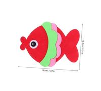 ULTECHNOVO 12 Pièces Ocean Ornaments Fish-Shaped Hanging Decor Non-Woven Nautical Classroom Wall Decorations for Under The Sea Theme