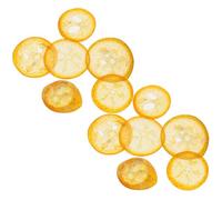 ULTECHNOVO 12 Pièces Orange Séchée Loisirs Créatifs 12 Tranches Naturelles Non Oxydables, Couleur Intense, Adaptées au Scrapbooking et Fabrication de Bijoux, Matériau Végétal